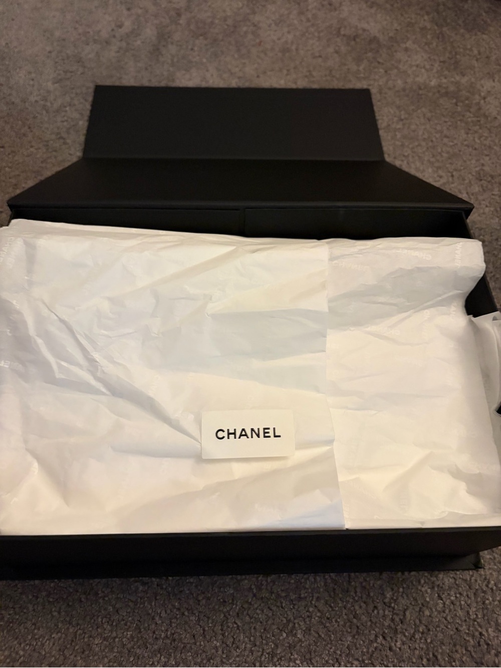 NWT CHANEL shopper 31 (nano)  Quilted Denim Mini Top-Handle Bag in Blue - Picture 16 of 16